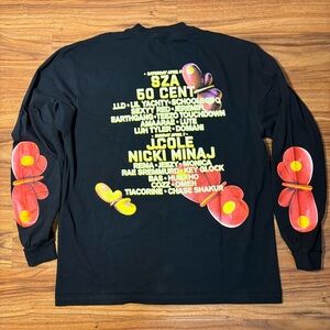 Dreamville Festival Lineup Long Sleeve Shirt XL J Cole SZA 50 Cent